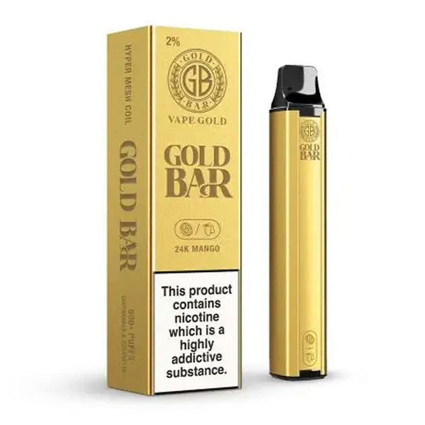 24K Mango Gold Bar 600 Disposable Vape Carry Vape ®️