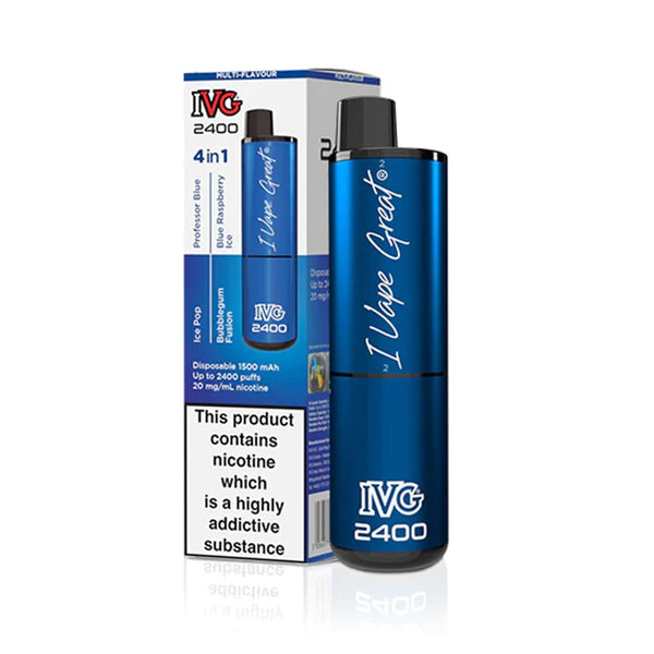 4 in 1 IVG 2400 Blue Edition Mix Disposable Vape Carry Vape ®️