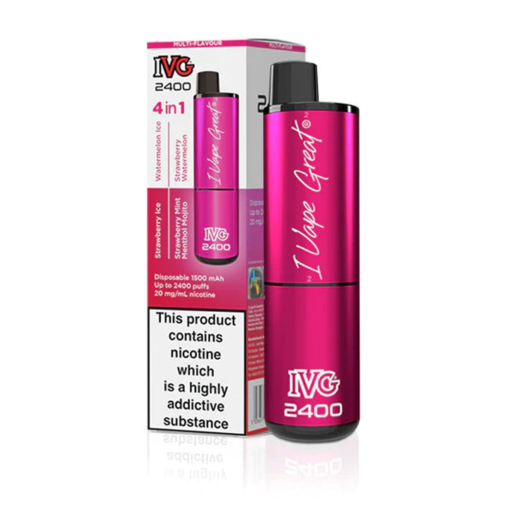 4 in 1 Pink Edition Mix IVG 2400 Disposable Vape Carry Vape ®️