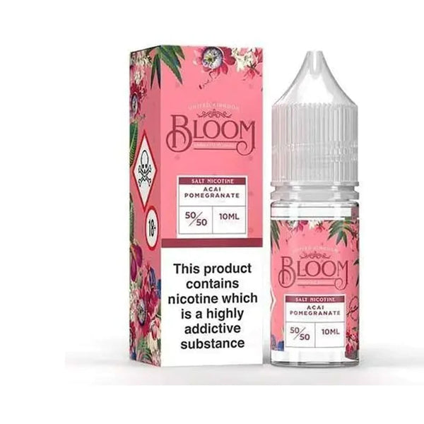 Acai Pomegranate 10ml Nic Salt E-Liquid By Bloom Carry Vape ®️