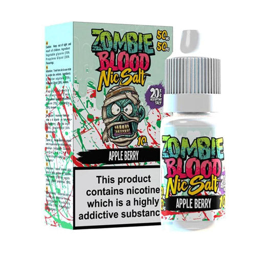 Apple Berry 10ml Nicsalt Eliquid by Zombie Blood Carry Vape ®️