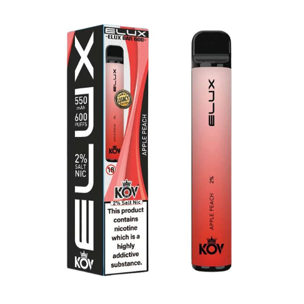 Apple Peach Elux Bar Legacy Series Disposable Vape Carry Vape ®️