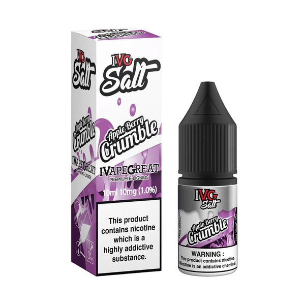 Apple and Berry Crumble 10ml Nicotine Salt E-Liquid by IVG Carry Vape ®️