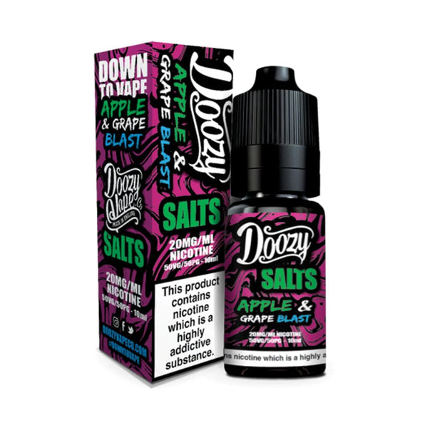 Apple and Grape Blast 10ml Nicotine Salt E-Liquid by Doozy Vape Co Carry Vape ®️