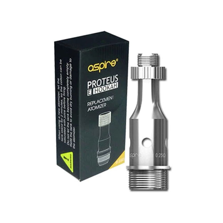 Aspire Proteus E Hookah Coils Single Pack in 0.25ohm Carry Vape ®️