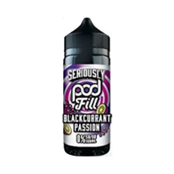 Blackcurrant Passion 100ml Seriously Pod Fill 50/50 Shortfill Carry Vape ®️