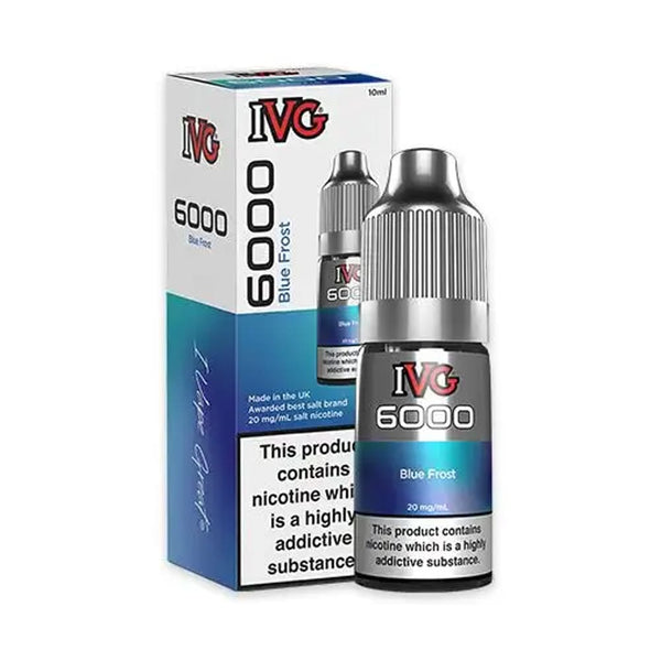 Blue Frost ivg 6000 10ml Nic salt Carry Vape ®️