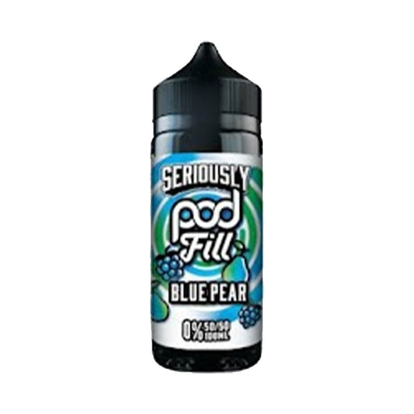 Blue Pear 100ml Seriously Pod Fill 50/50 Shortfill Carry Vape ®️