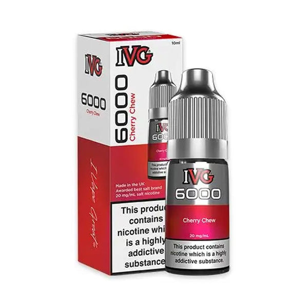 Cherry Chew ivg 6000 10ml Nic salt Carry Vape ®️