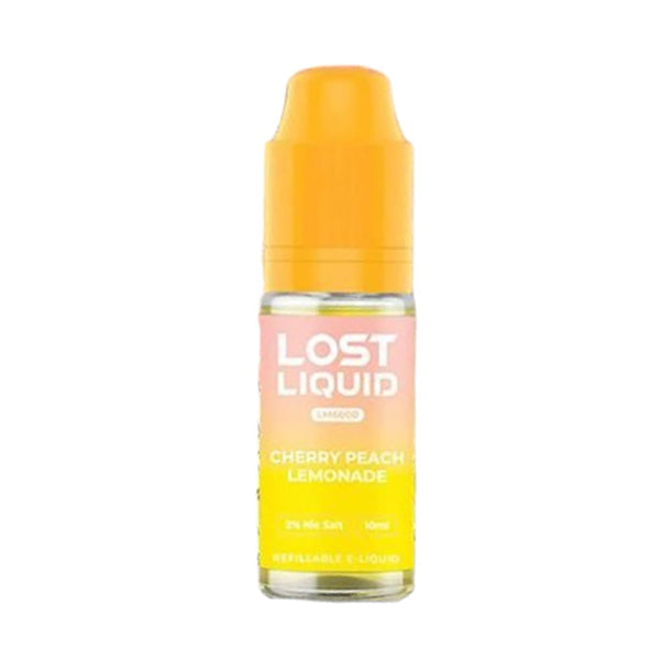 Cherry Peach Lemonade Lost Liquid LM600 10ml Nicsalt Eliquid Carry Vape ®️