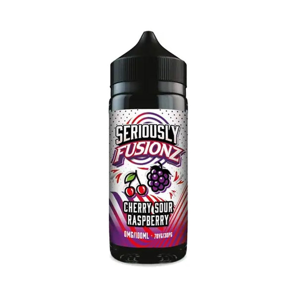 Doozy Seriously Fusionz Cherry Sour Raspberry 100ml Shortfill E Liquid Carry Vape ®️