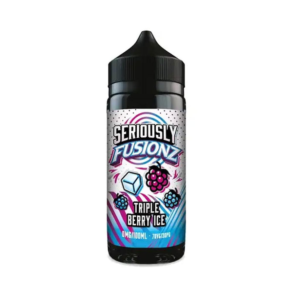 Doozy Seriously Fusionz Triple Berry Ice 100ml Shortfill E Liquid Carry Vape ®️