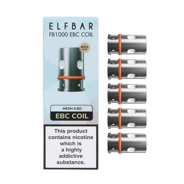 Elf Bar FB1000 Replacement Coils (Pack of 5) Carry Vape ®️