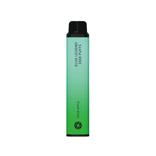 Elux Legend 3500 Puffs Sour Apple Disposable Vape Carry Vape ®️