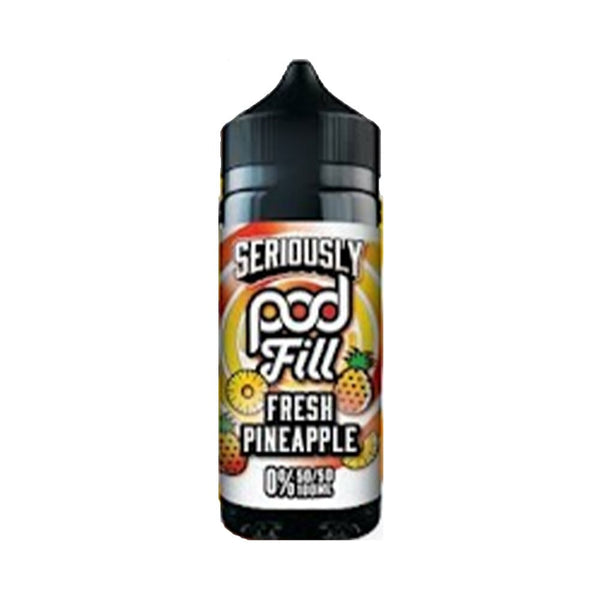 Fresh Pineapple 100ml Seriously Pod Fill 50/50 Shortfill Carry Vape ®️