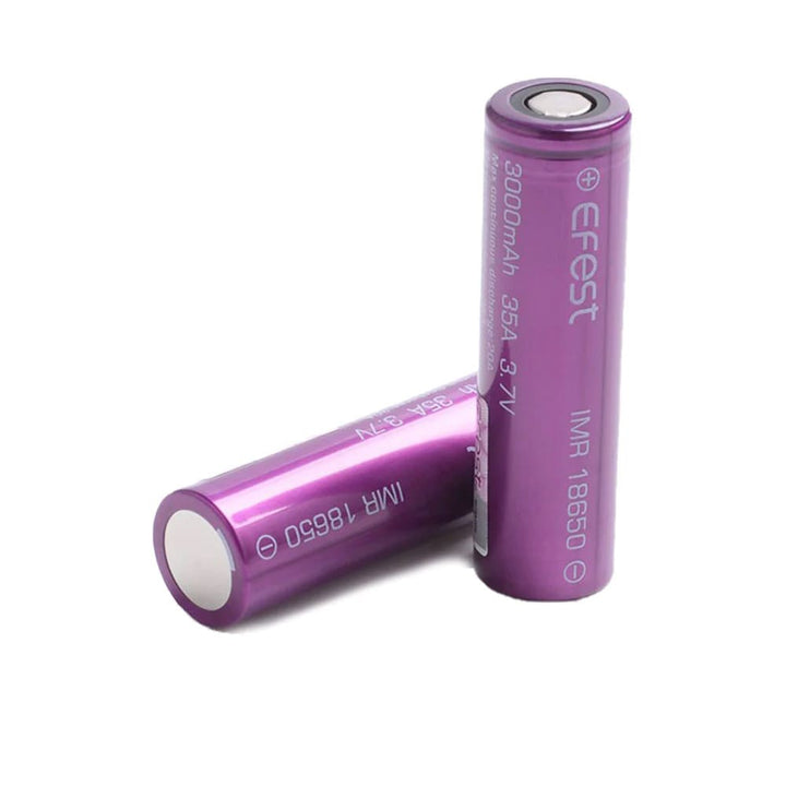 Genuine Efest 3000mAh IMR 18650 BATTERY (Pack of 2) Carry Vape ®️