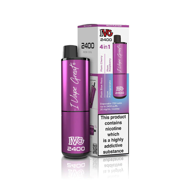 4in1 Plum Edition IVG 2400 Disposable Vape