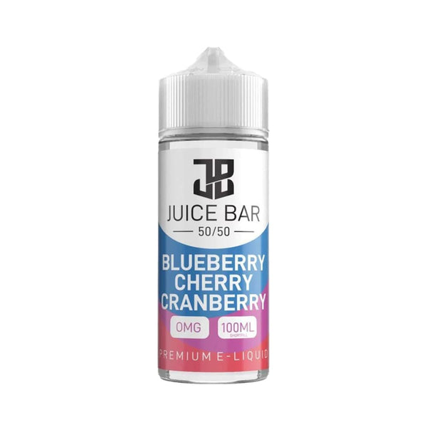 Juice Bar Blueberry Cherry Cranberry 100ml Shortfill E Liquid Carry Vape ®️