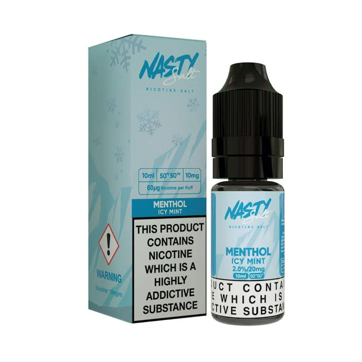 Nasty Juice Menthol Ice Mint 10ml Nicsalt E Liquid Carry Vape ®️