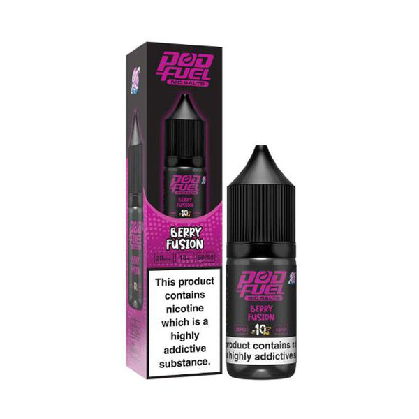 Pod Fuel Berry Fusion 10ml Nic Salt E Liquid Carry Vape ®️