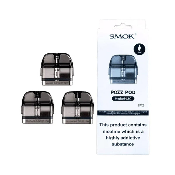 Smok Pozz 2ml Replacement Pods (Pack of 3) Carry Vape ®️