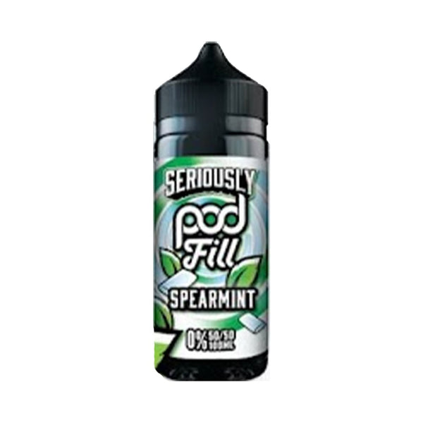 Spearmint 100ml Seriously Pod Fill 50/50 Shortfill Carry Vape ®️