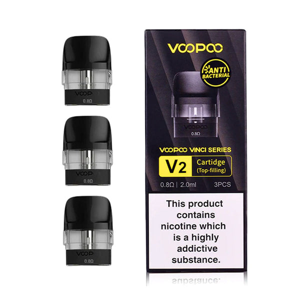 Voopoo Vinci Series V2 Pod Cartridge 3pcs Carry Vape ®️