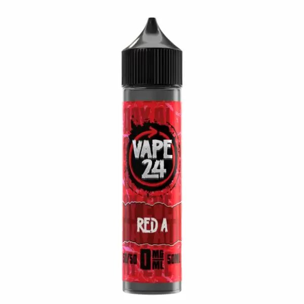 RED A 50ML E LIQUID 50/50 VAPE 24